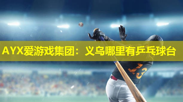 AYX爱游戏集团：义乌哪里有乒乓球台