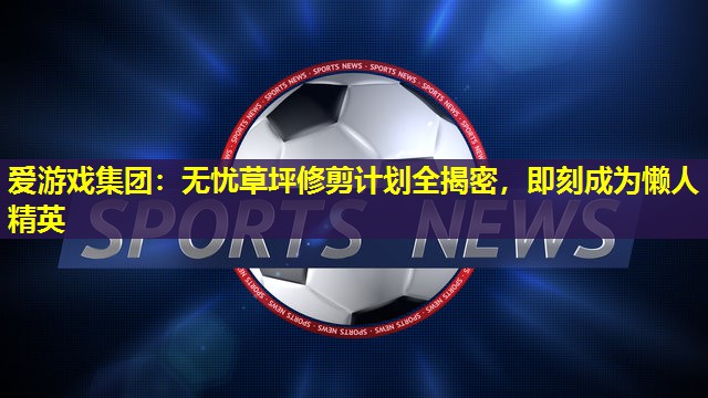爱游戏集团：无忧草坪修剪计划全揭密，即刻成为懒人精英