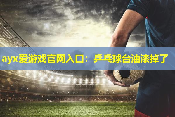 乒乓球台油漆掉了