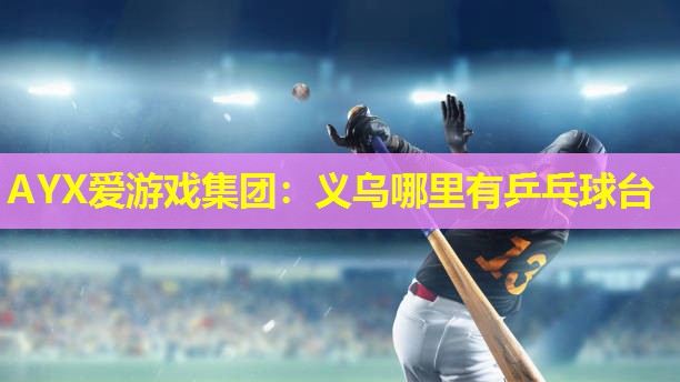 义乌哪里有乒乓球台 义乌哪里有乒乓球台