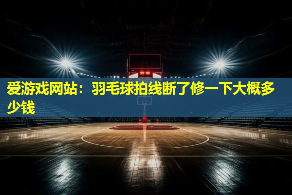 羽毛球拍线断了修一下大概多少钱 羽毛球拍线断了修一下大概多少钱